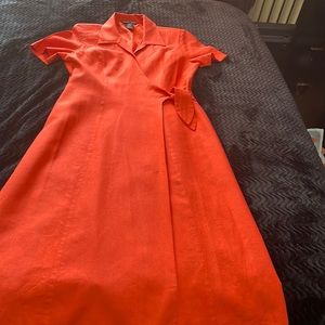 Gently used wrapped maxi dress.